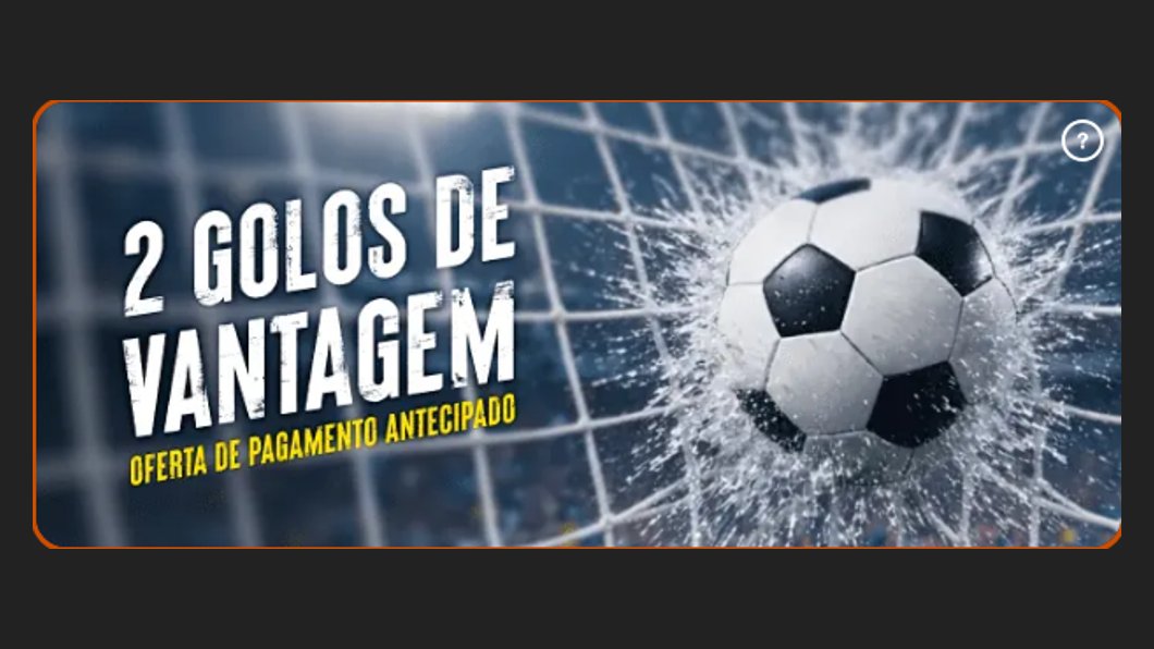 Pagamento antecipado com 2 golos de vantagem na 888Bets