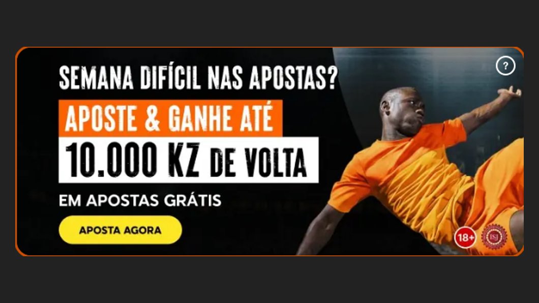 Aposte e Ganhe até 10.000 Kz em apostas grátis na 888Bets