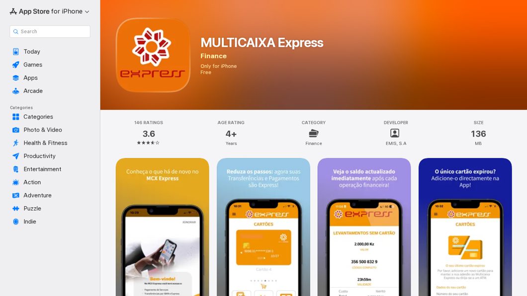 Multicaixa Express na App Store
