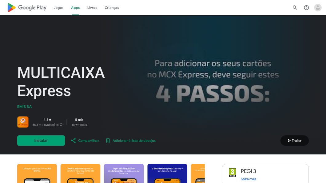 Multicaixa Express na Google Play