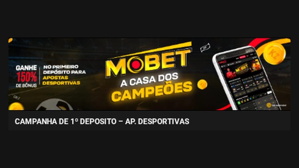 Bónus de 150% no primeiro depósito da MoBet