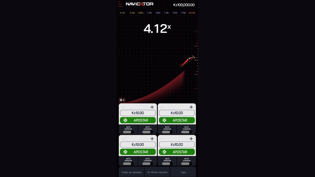 Navigator no telemóvel com o avião em voo a 4,12x