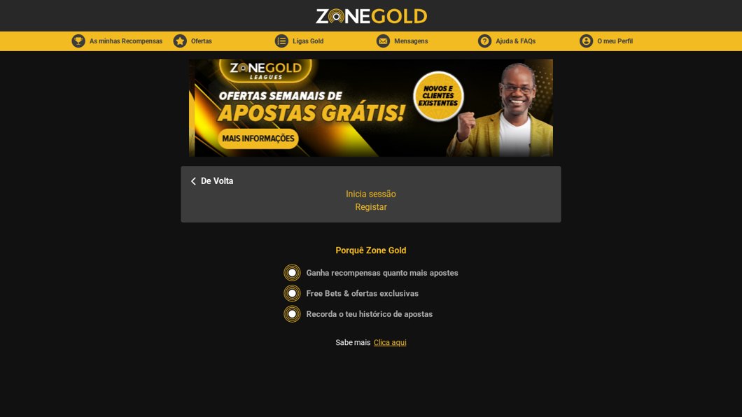 Programa Zone Gold da Premier Bet Zone
